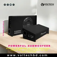 Pioneer TS-BW250A Amplified Subwoofer – 1000W Max | Powerful Bass for Car Audio Systems